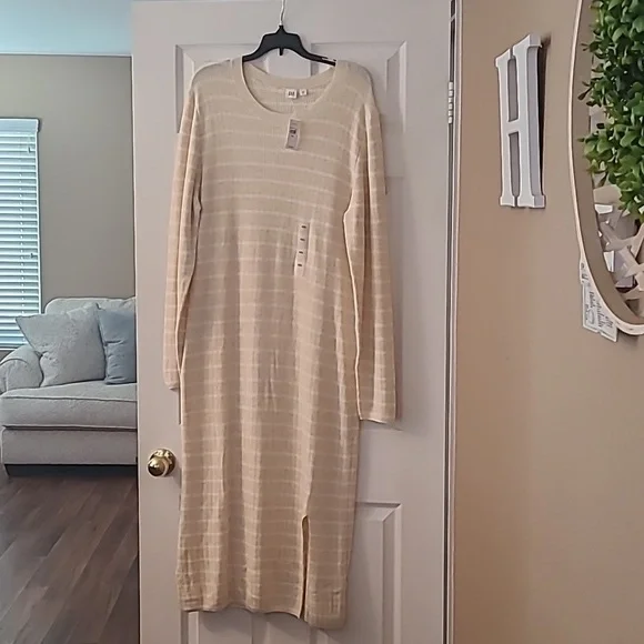 NEW GAP SWEATER MAXI DRESS SIZE XXL - Picture 1 of 9